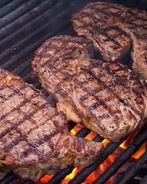 Стейк на гриле