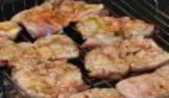 стейк паргит в соево-медовом соусе