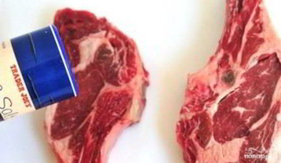 стейк рибай на гриле