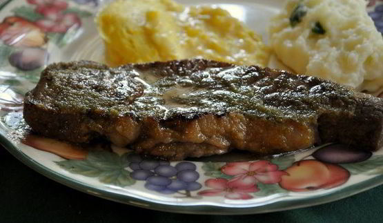 стейк в лаймовом маринаде