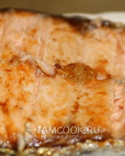 Рецепт стейков из семги на углях