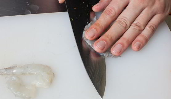 стеклянная лапша с креветками