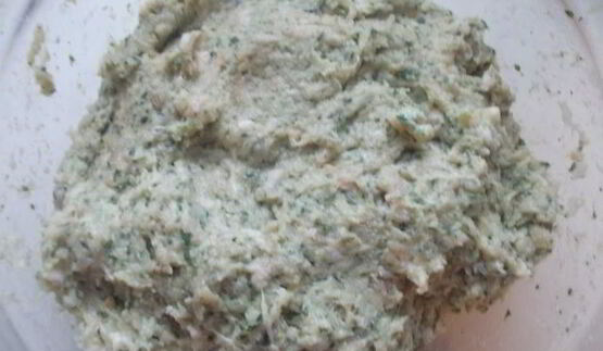 куриные тефтели со шпинатом и творогом