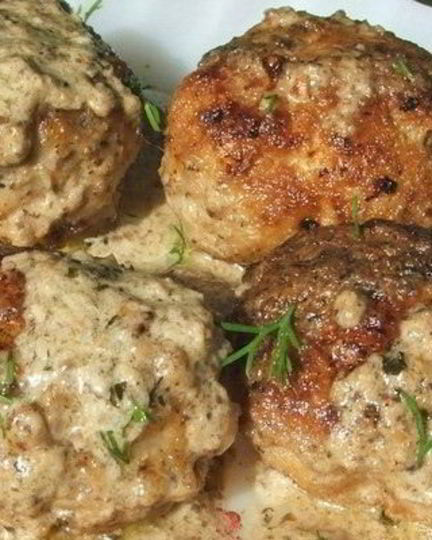 Рецепт мясных тефтелей с рисом в сливочном соусе