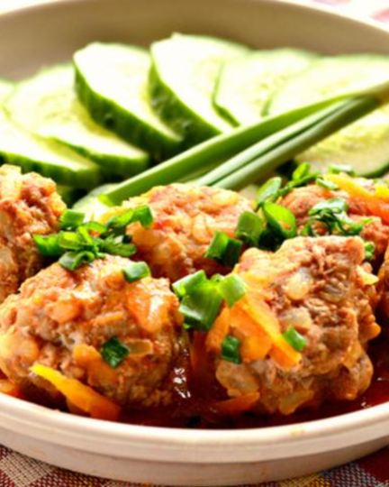 Рецепт мясных тефтелей в томатной заправке
