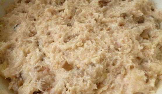 рыбно-грибные тефтельки, запеченные с овощами