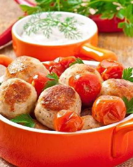 Рецепт сочных куриных тефтелей