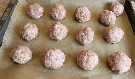 тефтели без подливки в духовке