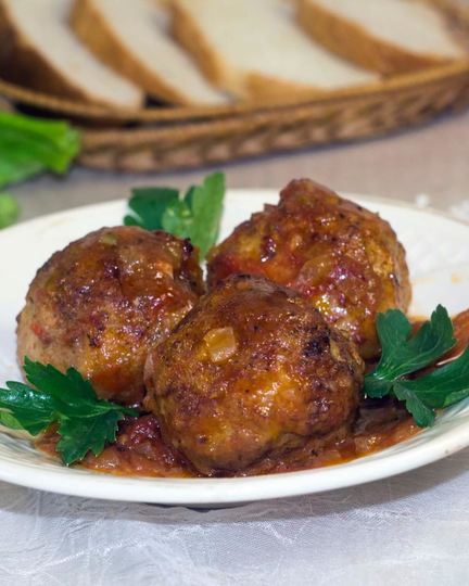 Рецепт тефтелей без риса с подливкой в духовке