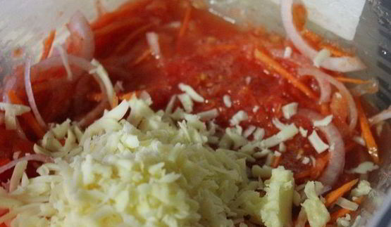 тефтели с сыром и овощами