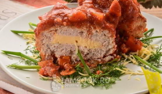 тефтели с сыром в духовке