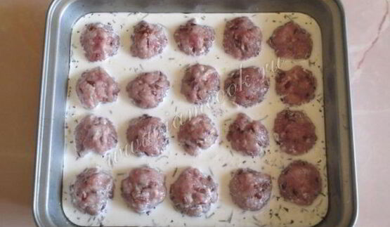 тефтели в сливочном соусе