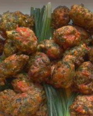 Вегетарианские тефтели из помидоров