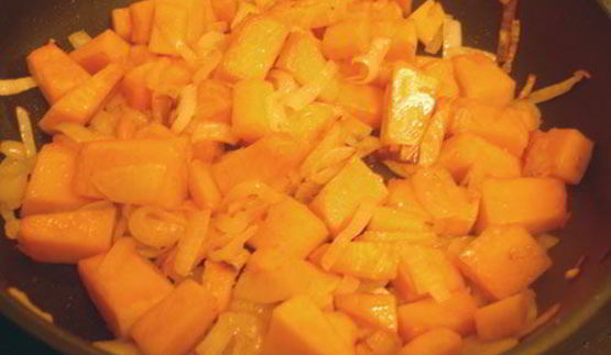 тыквенный гарнир по-гречески