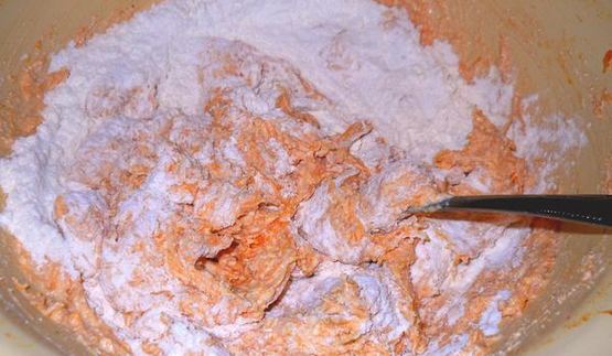 тыквенные ньокки на пару