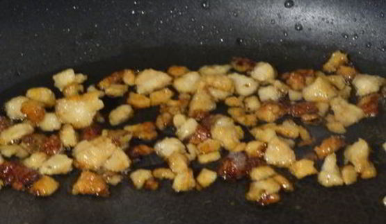 ленивые вареники из картошки со шкварками