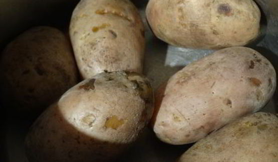 ленивые вареники из картошки со шкварками