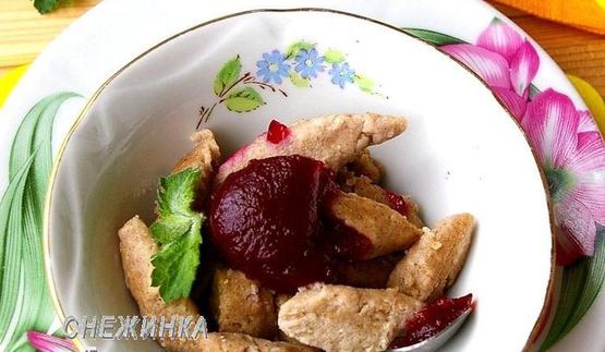 ленивые вареники лайт с ягодным киселем