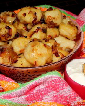 Ленивые вареники с картошкой