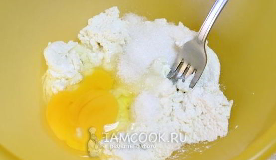 ленивые вареники с вишней