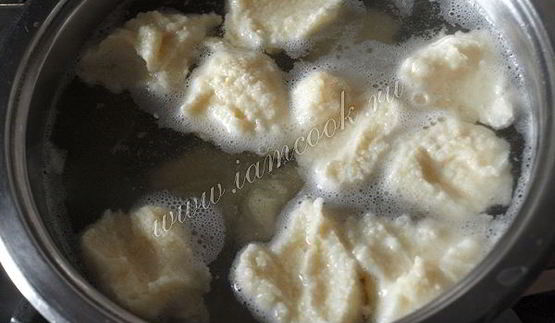 творожные ленивые вареники с манкой