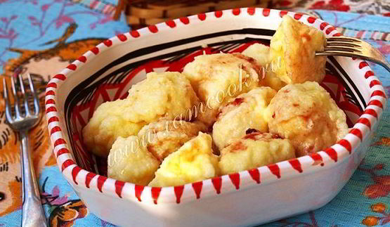 творожные ленивые вареники с манкой