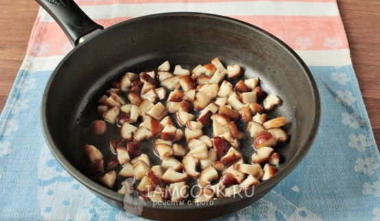 вареники из заварного теста с картошкой и грибами