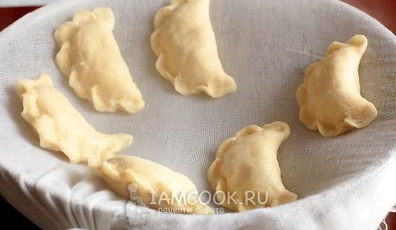 вареники на кефире на пару