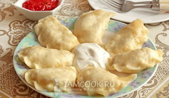 вареники на кефире на пару