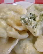 Вареники на кефире с творогом