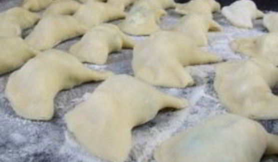 вареники на кефире с творогом