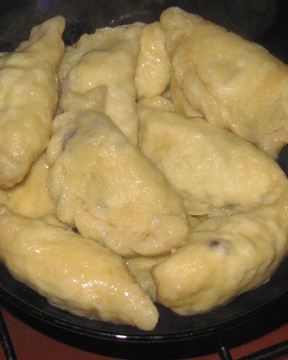 Вареники с черникой