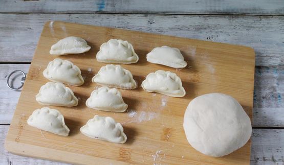 вареники с картошкой и грибами