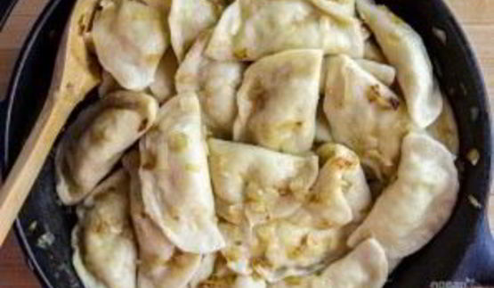 вареники с картошкой и квашеной капустой