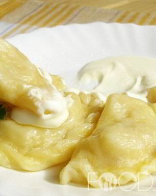 Вареники с картошкой на кефире