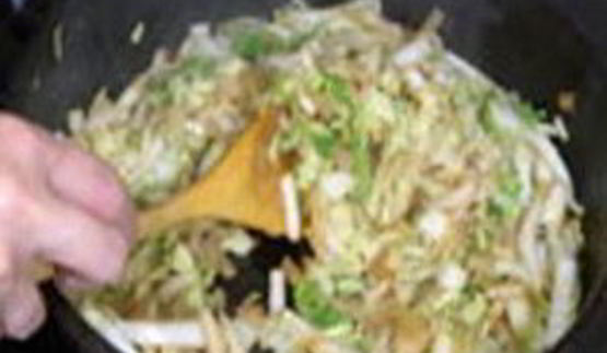 вареники с курицей и капустой