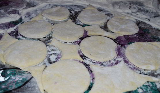 вареники с лесными ягодами