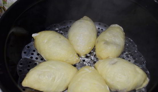 вареники с лесными ягодами