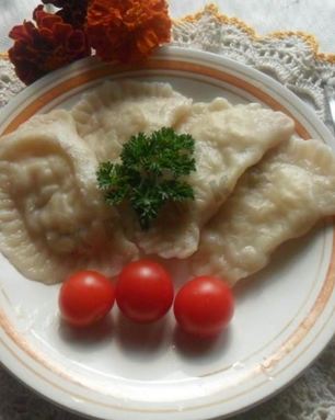 Вареники с сырой картошкой постные