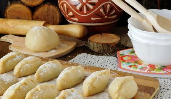 вареники с вишней на кефире