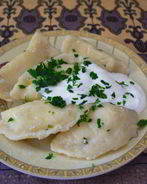 Вареники с зеленью