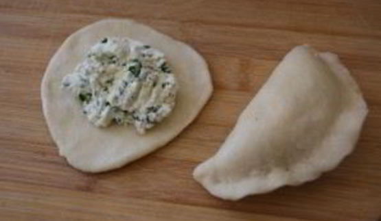 вареники с зеленью