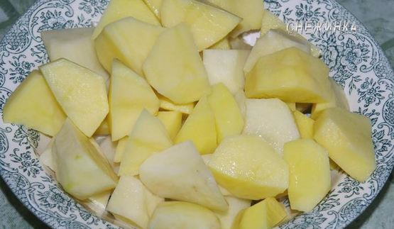 бланкет с куриными сердечками