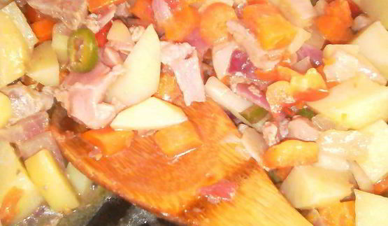 домашнее жаркое из свинины