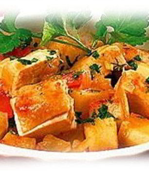 Жаркое из баранины со стручковой фасолью