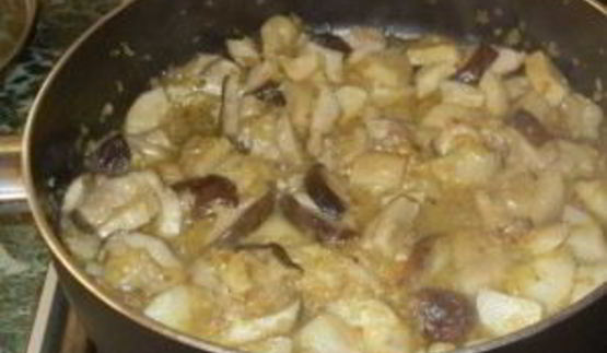 жаркое из белых грибов