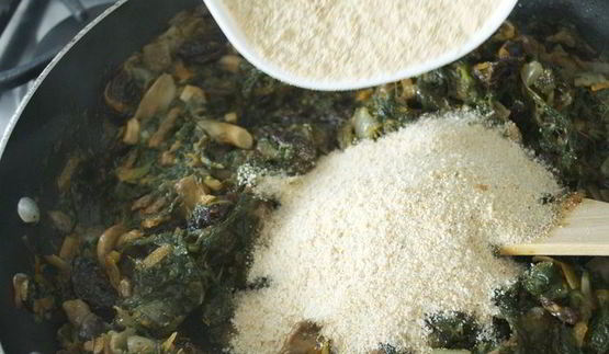 жаркое из фаршированной курицы