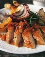 Жаркое из курицы с апельсином