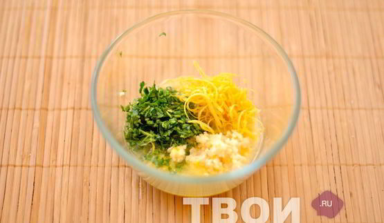 жаркое из курицы с лимоном и чесноком