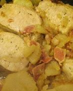 Жаркое из свинины и картошки